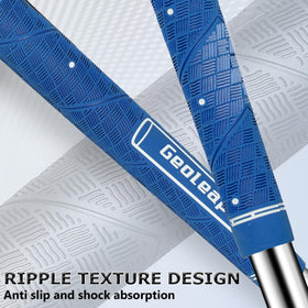 Geoleap grip tape kit with 15 tapes for easy re-gripping and clean removal.