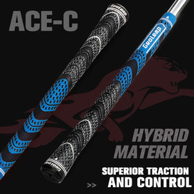 Geoleap hybrid material grip close-up showing textured surface for traction.