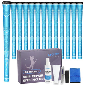 Geoleap rubber golf grips 13-pack for reliable non-slip performance.