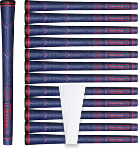 Geoleap rubber golf grips classic edition with thumb texture for better feedback.