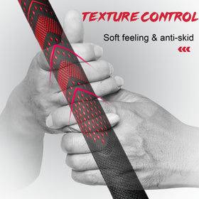 Geoleap soft-hybrid grip showing comfortable feel and torsion control during swing.