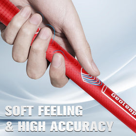 Geoleap grip with thumb-pattern design for feedback