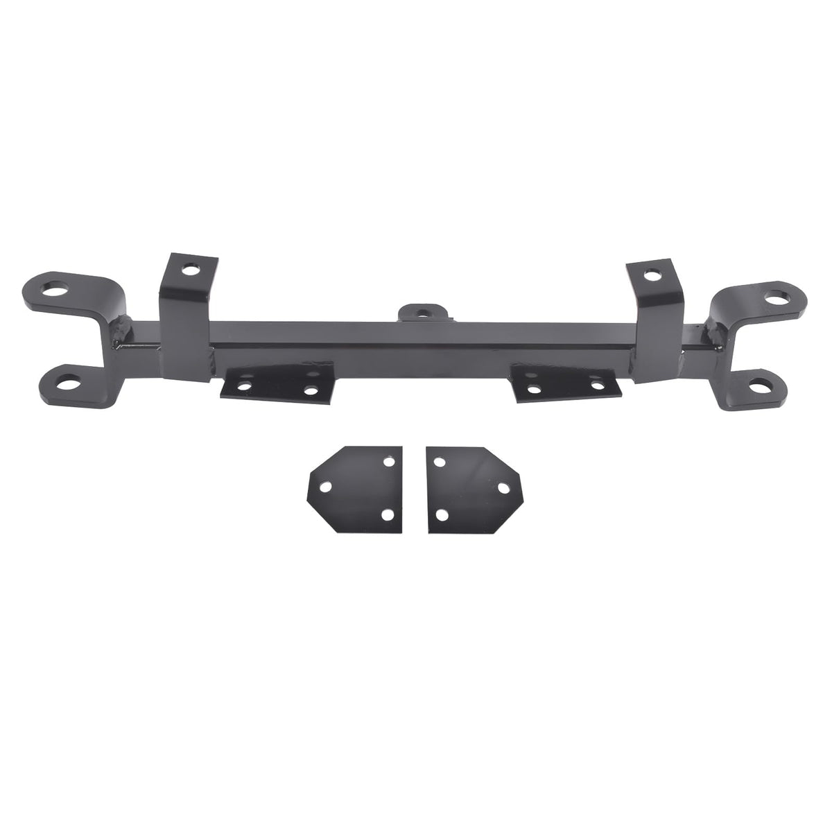 Getanye front axle 70539-G01 close-up for EZGO carts, showing precision machining