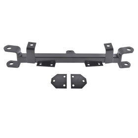 Getanye front axle 70539-G01 close-up for EZGO carts, showing precision machining