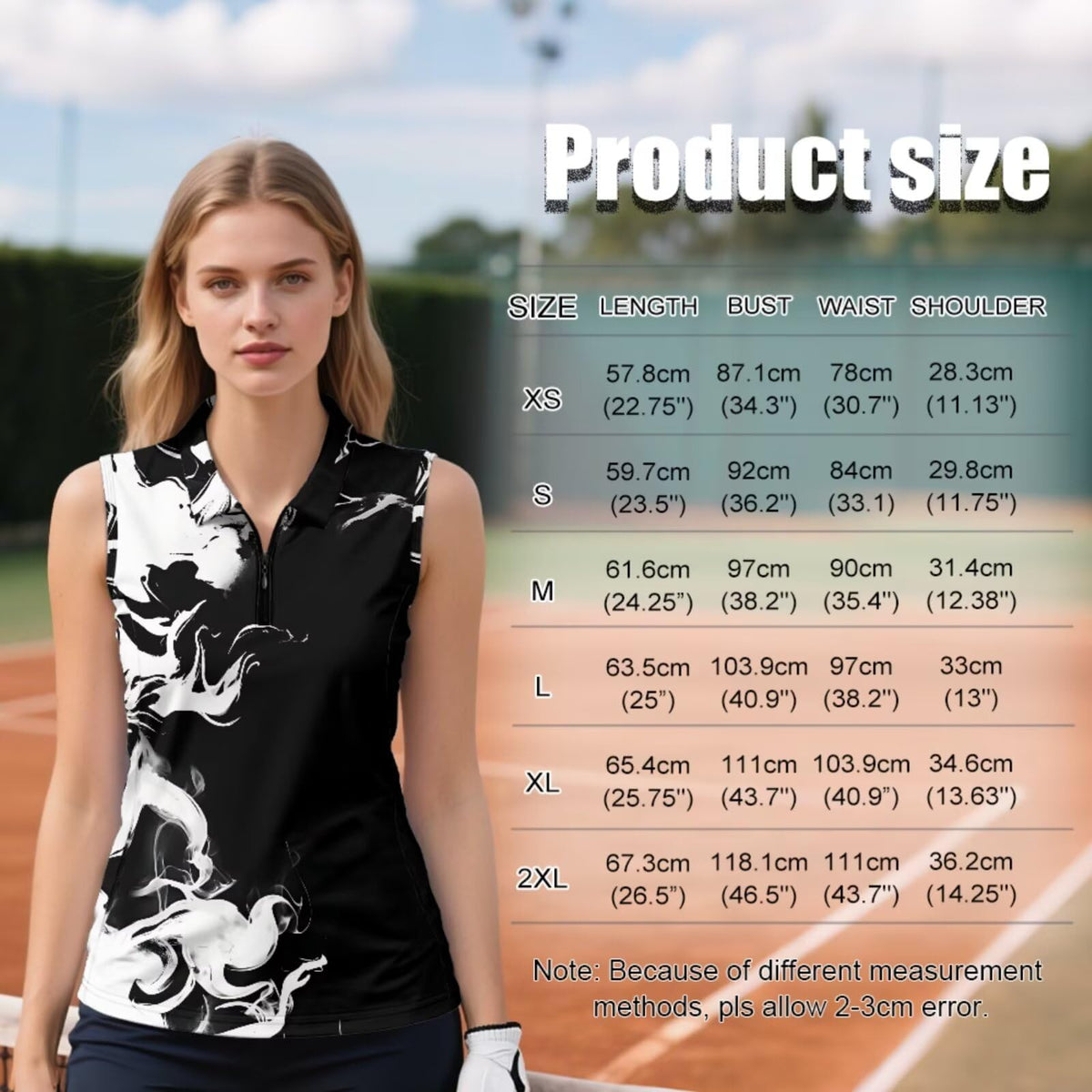 GETELINSENG breathable four-way stretch polo offers all-day comfort.