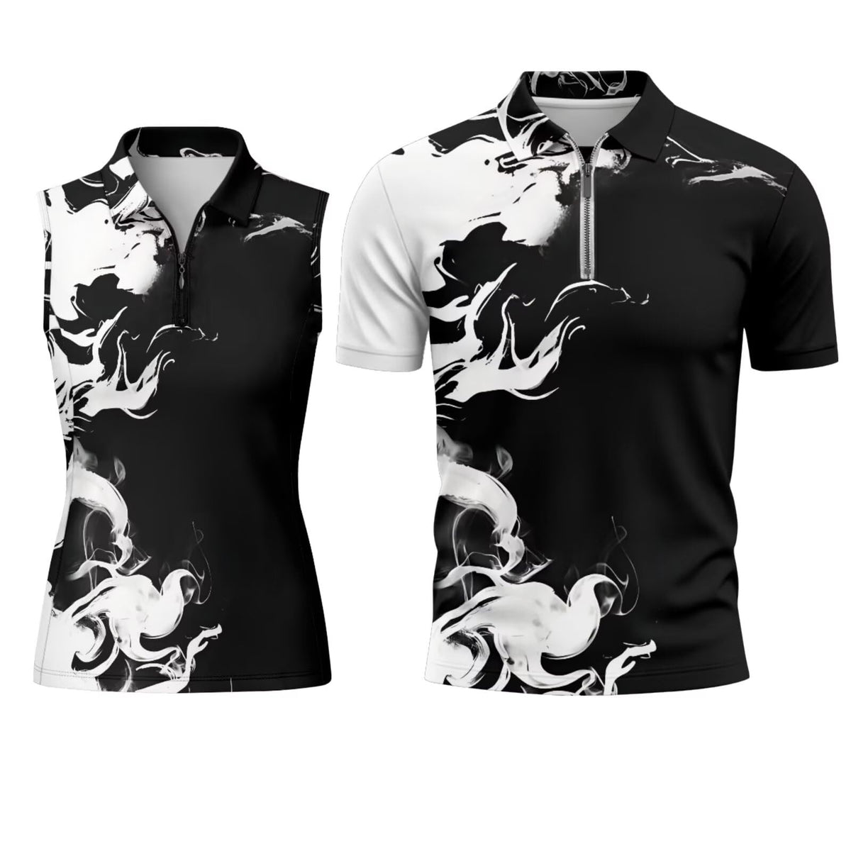 GETELINSENG women's polo with hidden side pocket for small items.