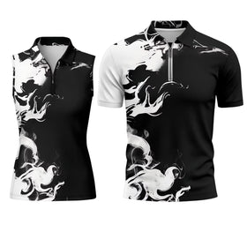 GETELINSENG women's polo with hidden side pocket for small items.