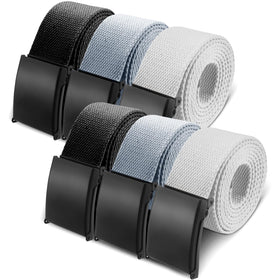 Geyoga men’s golf belts six-pack showing color variety for versatile outfits.