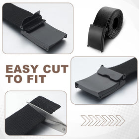Geyoga adjustable belt up to 55 inches demonstrated for a precise fit.