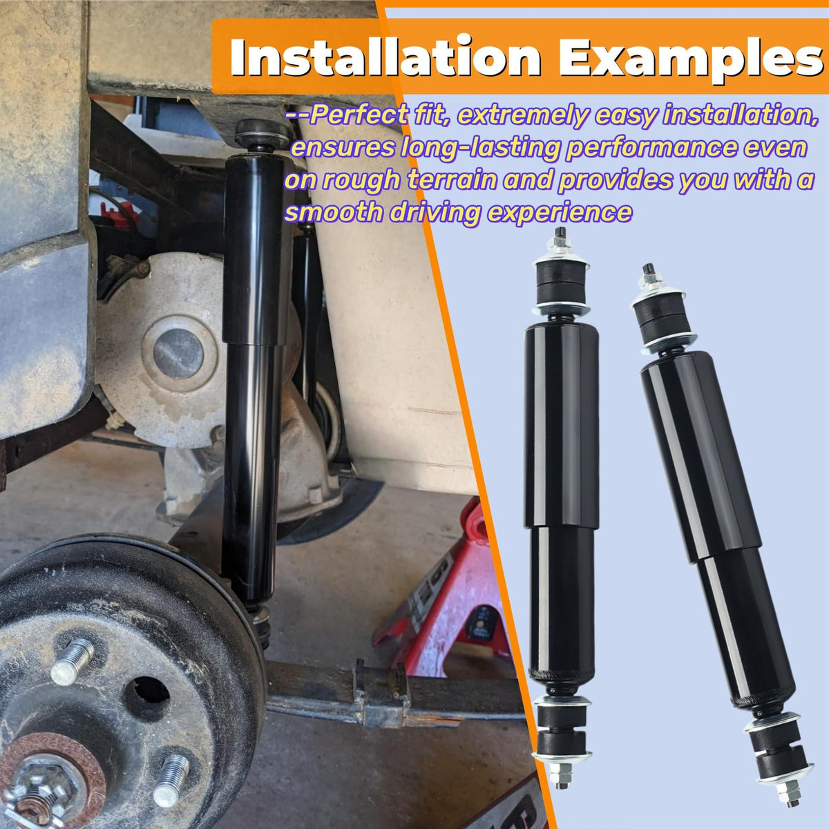 GFHUREB two shocks in box for EZGO TXT compatibility
