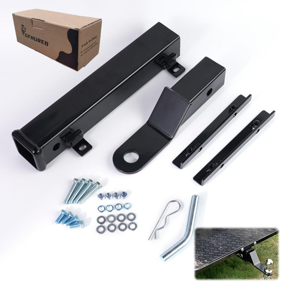 GFHUREB golf cart hitch 2-inch receiver for secure trailer towing.