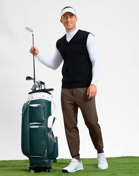 G Gradual back pocket provides secure extra storage during activity.