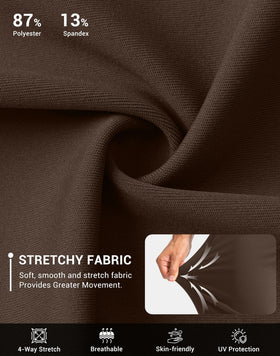 Tight weave on G Gradual joggers offers sun protection during outdoor runs.
