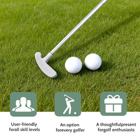 GGPODX ergonomic putter grip enhances comfort and control during putts.