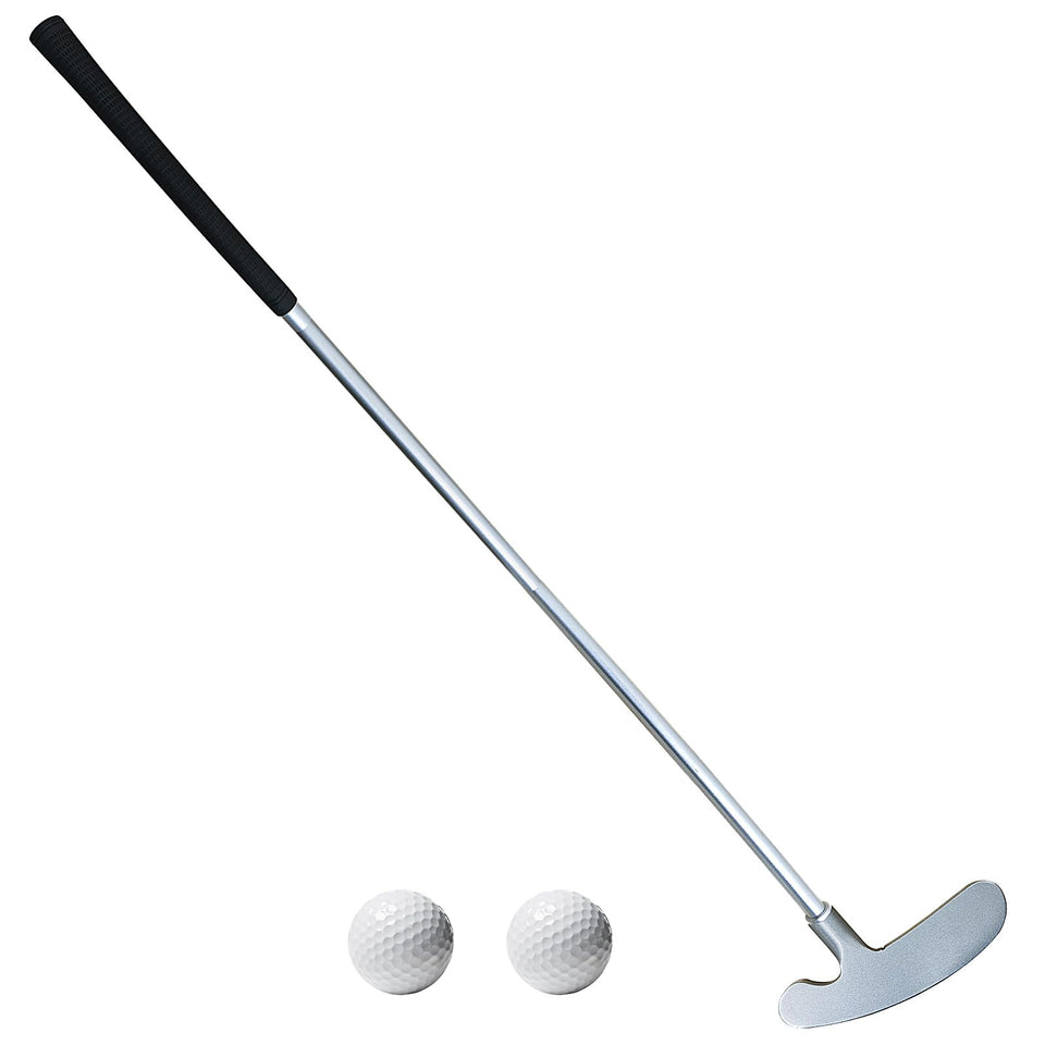 GGPODX two-way putter for right and left hands enables versatile greenside practice.