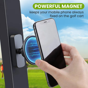 GGV golf cart phone holder silicone protection prevents scratches on your device.