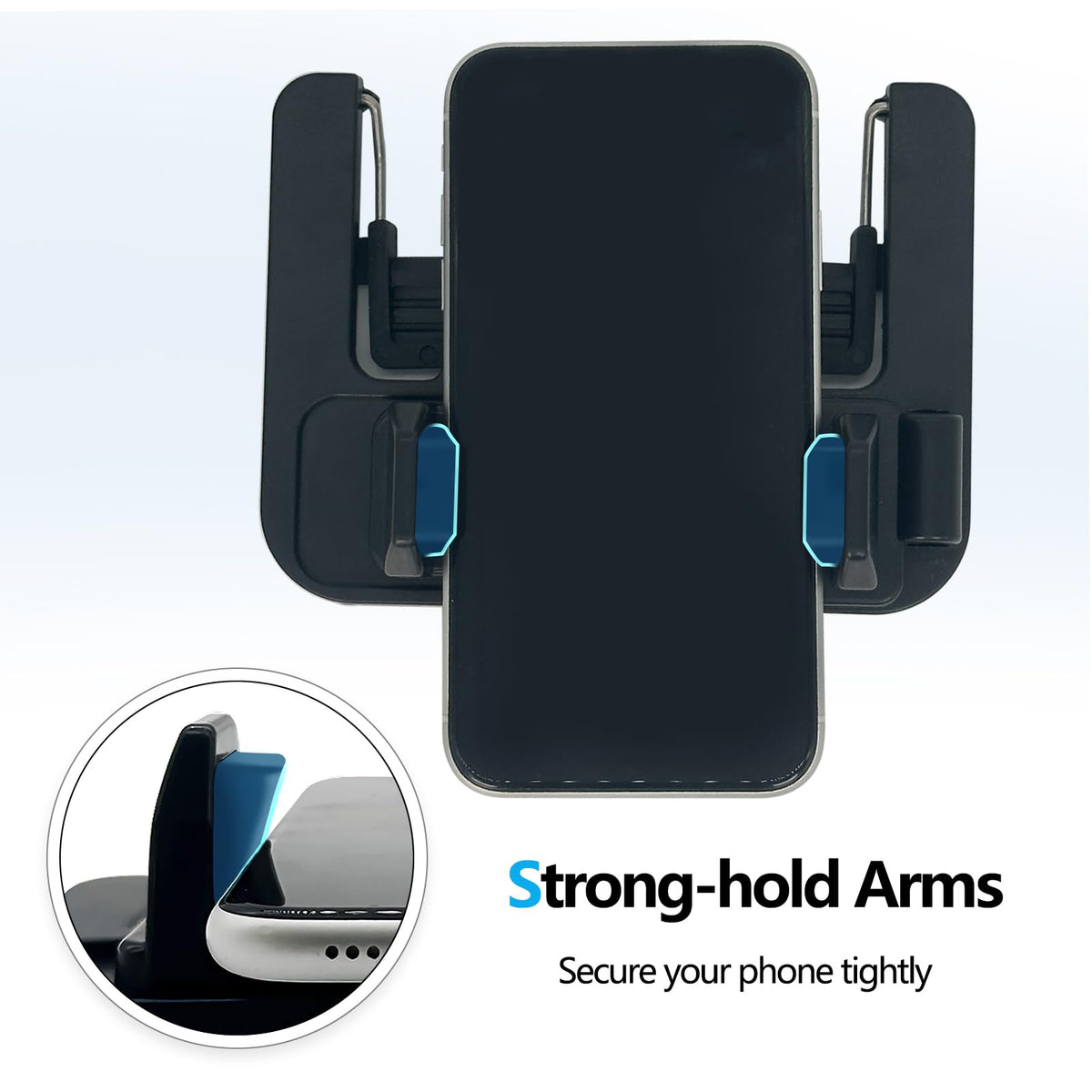 giantgrown golf cart phone holder in-use scorecard features easy viewing while playing