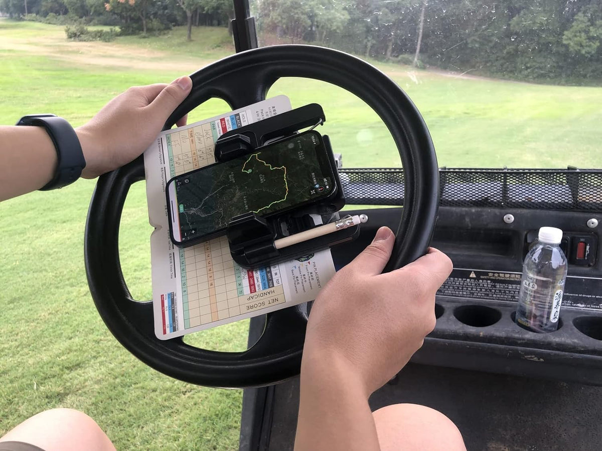 giantgrown golf cart phone holder universal-fit shows broad compatibility with most phones
