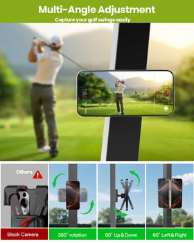 GiantHope snap-and-go design enables quick, tool-free installation before your next round.