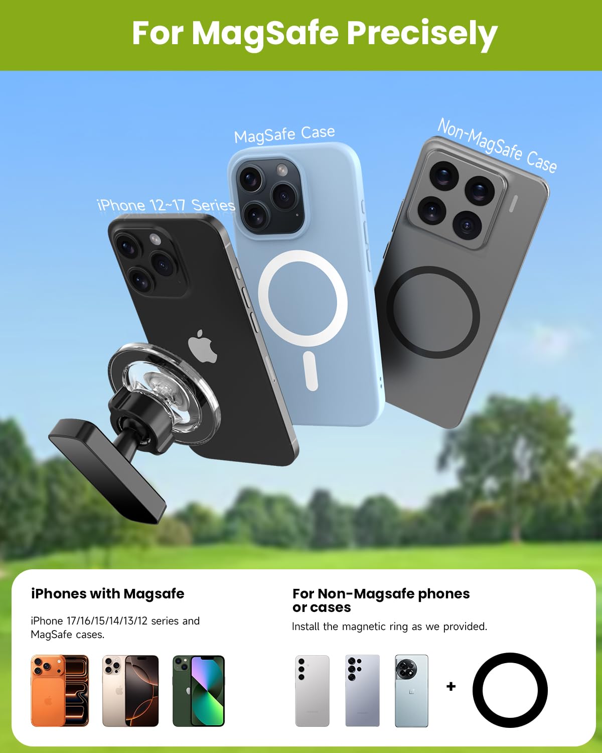GiantHope versatile magnetic use on metal surfaces beyond golf carts