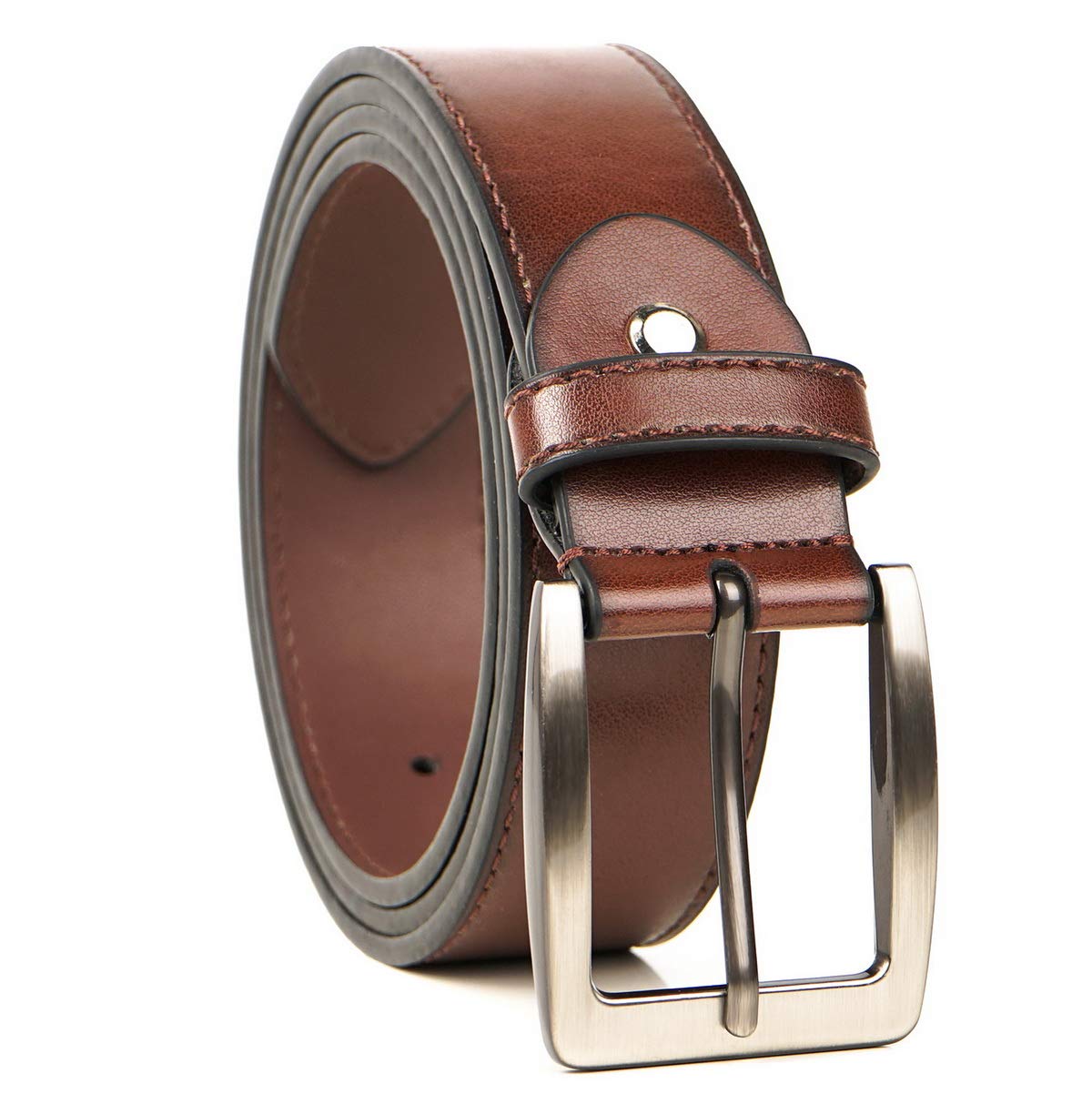 Giantsize big tall belt black smooth surface for versatile everyday wear.