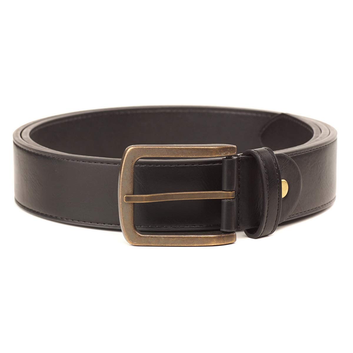 Giantsize belt black front view for big and tall comfort
