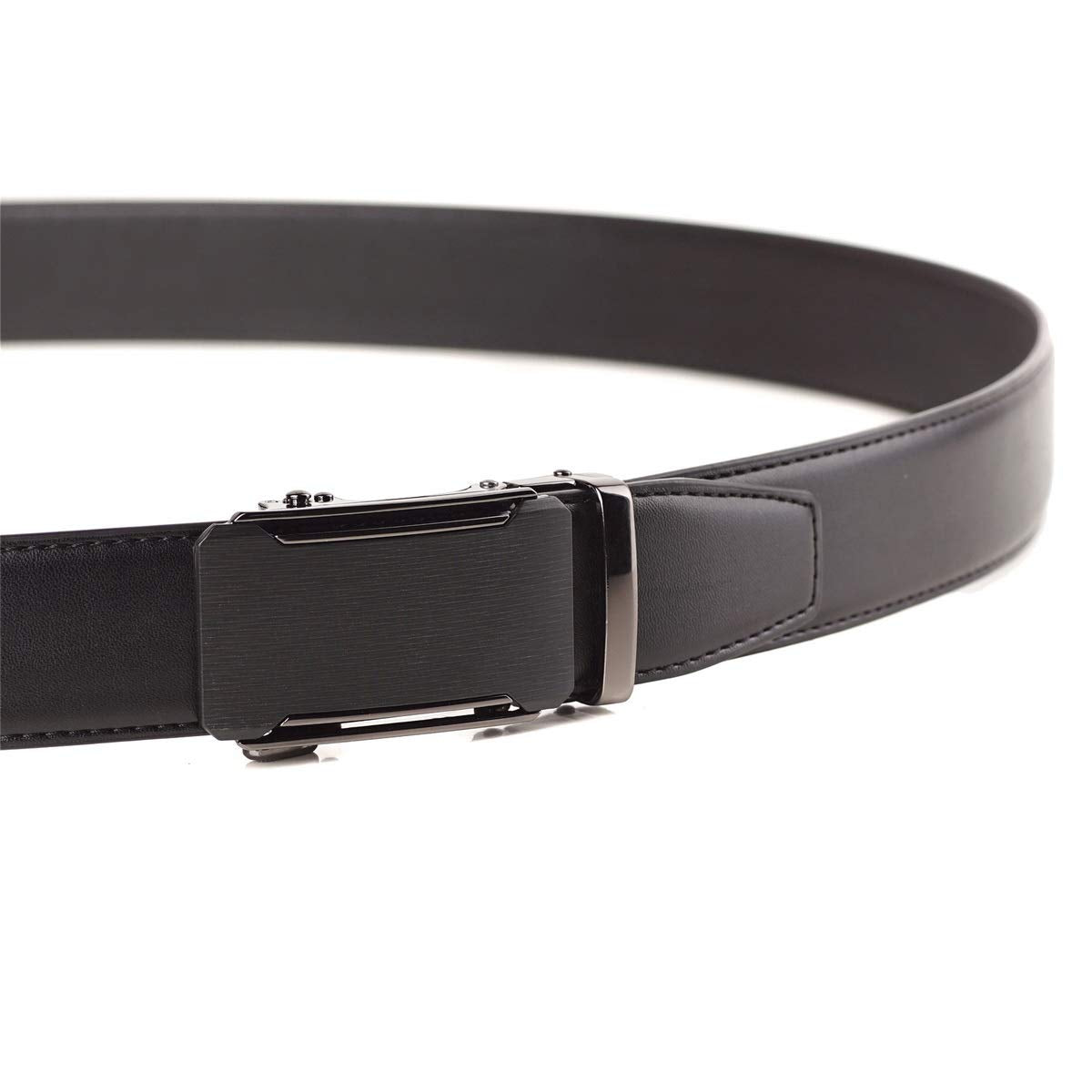 Giantsize black strap texture highlights premium synthetic leather feel