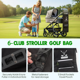 GIASSVIO durable, family-friendly design keeps clubs safe and stroller balanced.