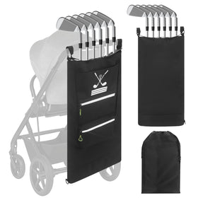 GIASSVIO universal golf stroller attachment with 6-club slot for secure on-the-go transport.