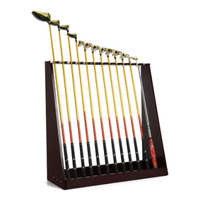 Gibokito 13-club capacity rack neatly holds a full set for easy access.