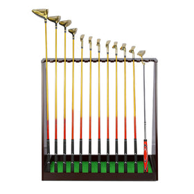 Gibokito artificial grass mat inset cushions putters and protects grips.