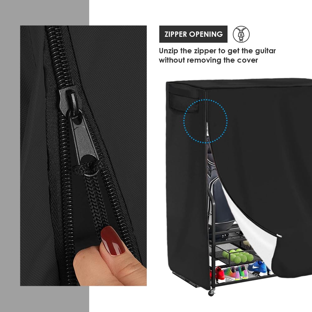 Gicov golf bag storage cover dustproof ventilation keeps interior dry