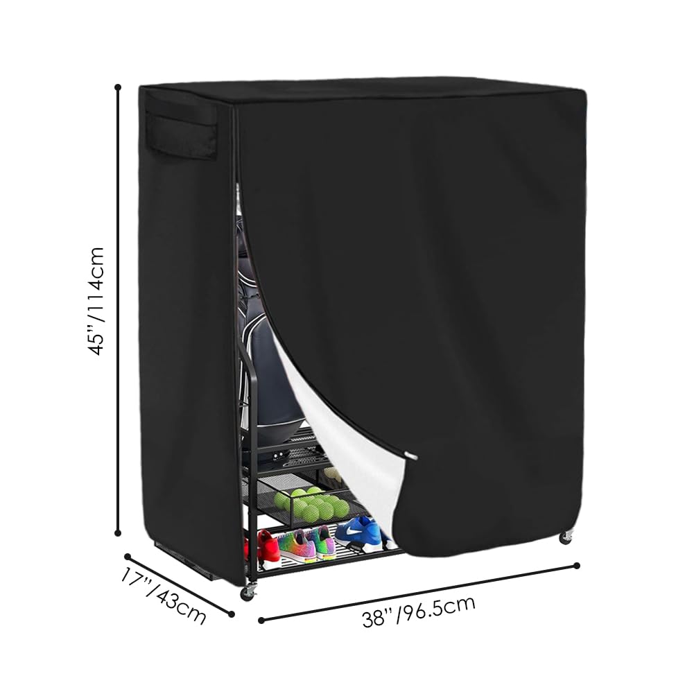 Gicov golf bag storage cover side mesh pockets promote airflow