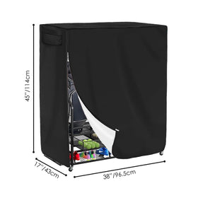 Gicov golf bag storage cover side mesh pockets promote airflow