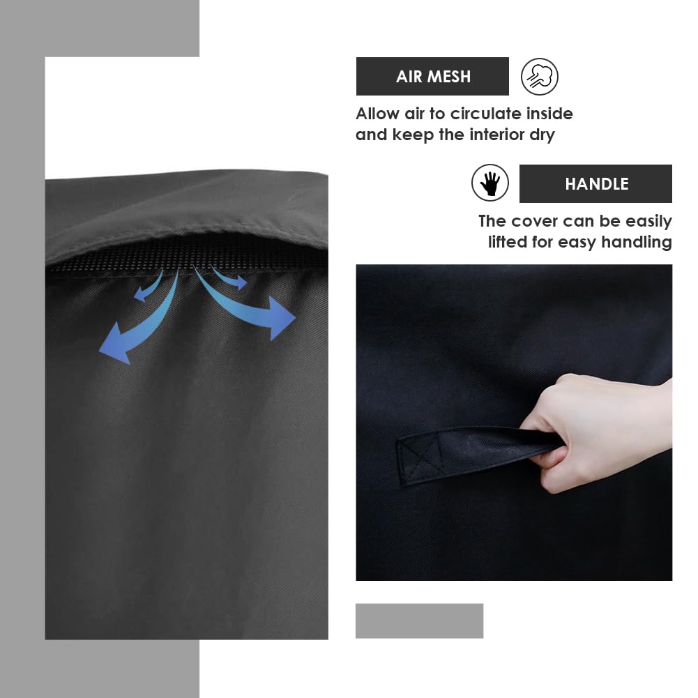 Gicov windproof base with drawstrings keeps cover snug outdoors