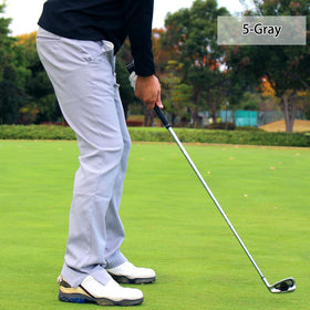 GIORNO SEVEN men's golf pants stretch fabric allows easy movement on swings.