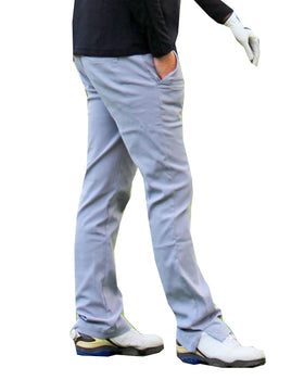 GIORNO SEVEN men's golf pants stretch skinny gray for flexible swings.