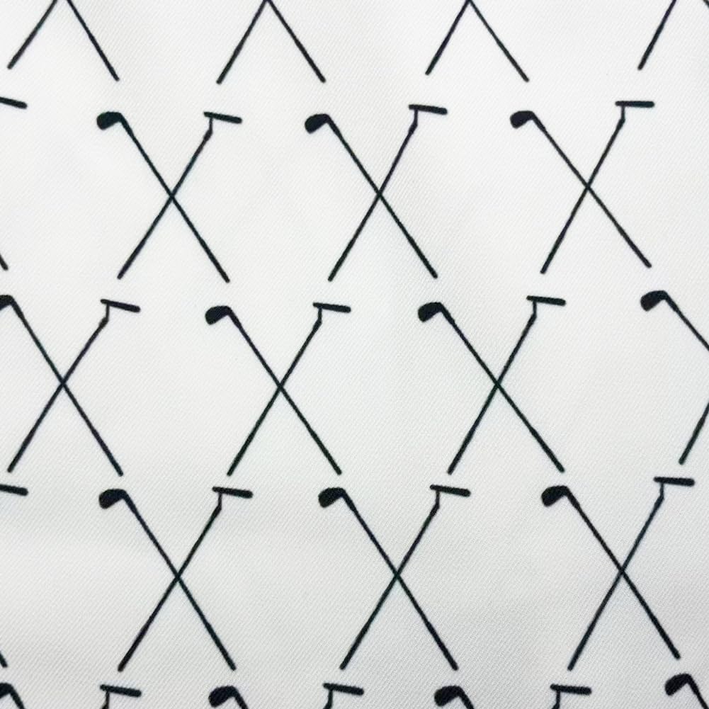 Giromo golf pants fabric weave detail adds texture and durability.