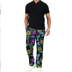 Giromo Tropical Flowers Neon – hidden zipper pocket front keeps small essentials secure