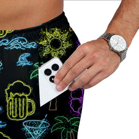 Giromo Tropical Flowers Neon pants offer versatile on-course or casual use