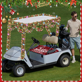 gisgfim 51x31 inch seat cover provides full coverage for single-seat golf carts