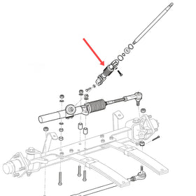 Giuqa 70580G01 EZGO TXT compatibility view for reliable steering link