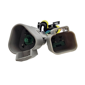 Giuqa MCOR harness wiring with connectors enables durable, tidy connections