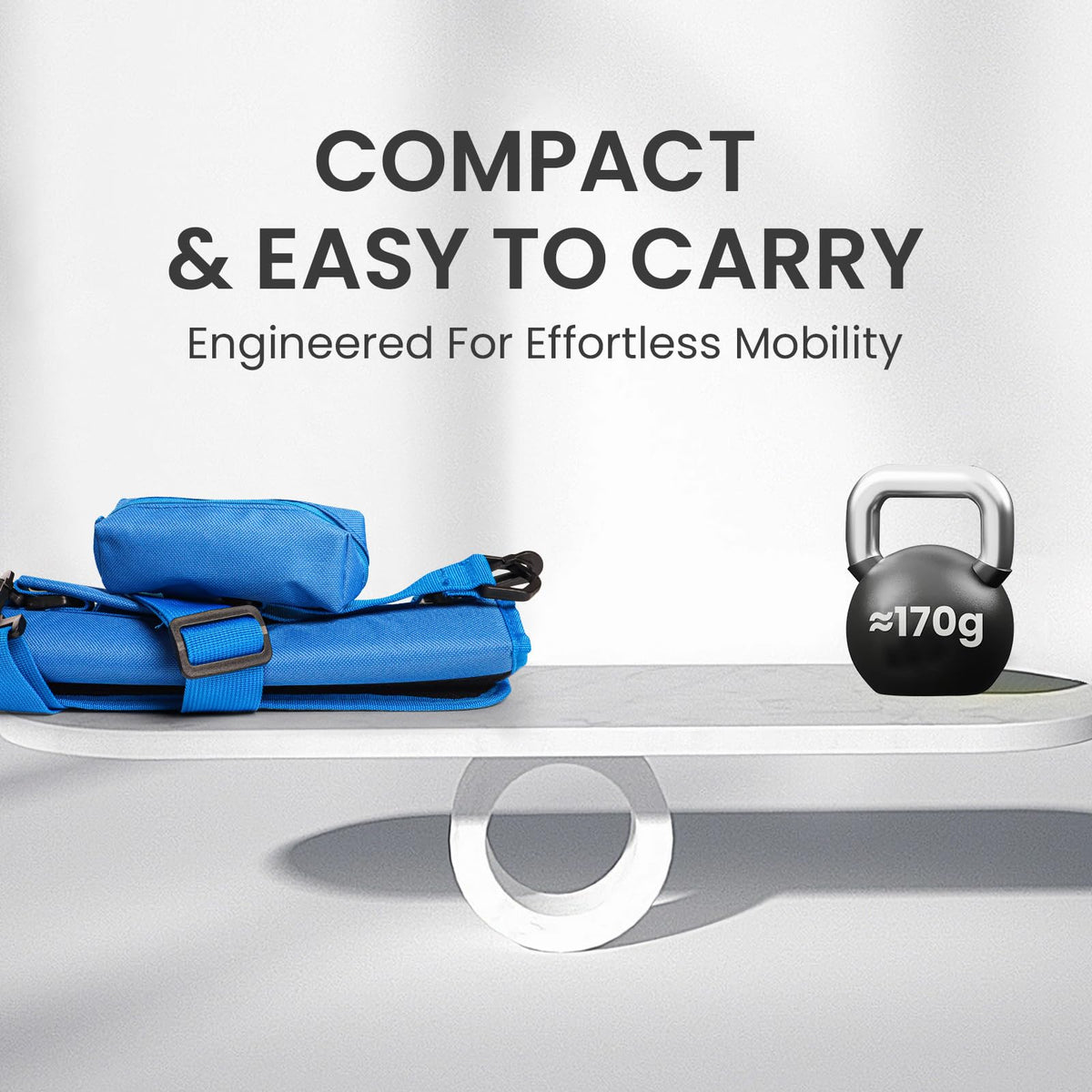 GKandi ergonomic carry strap provides comfortable all-day use.