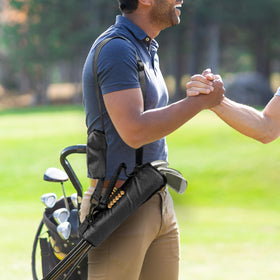 GKandi durable black golf bag for juniors and adults