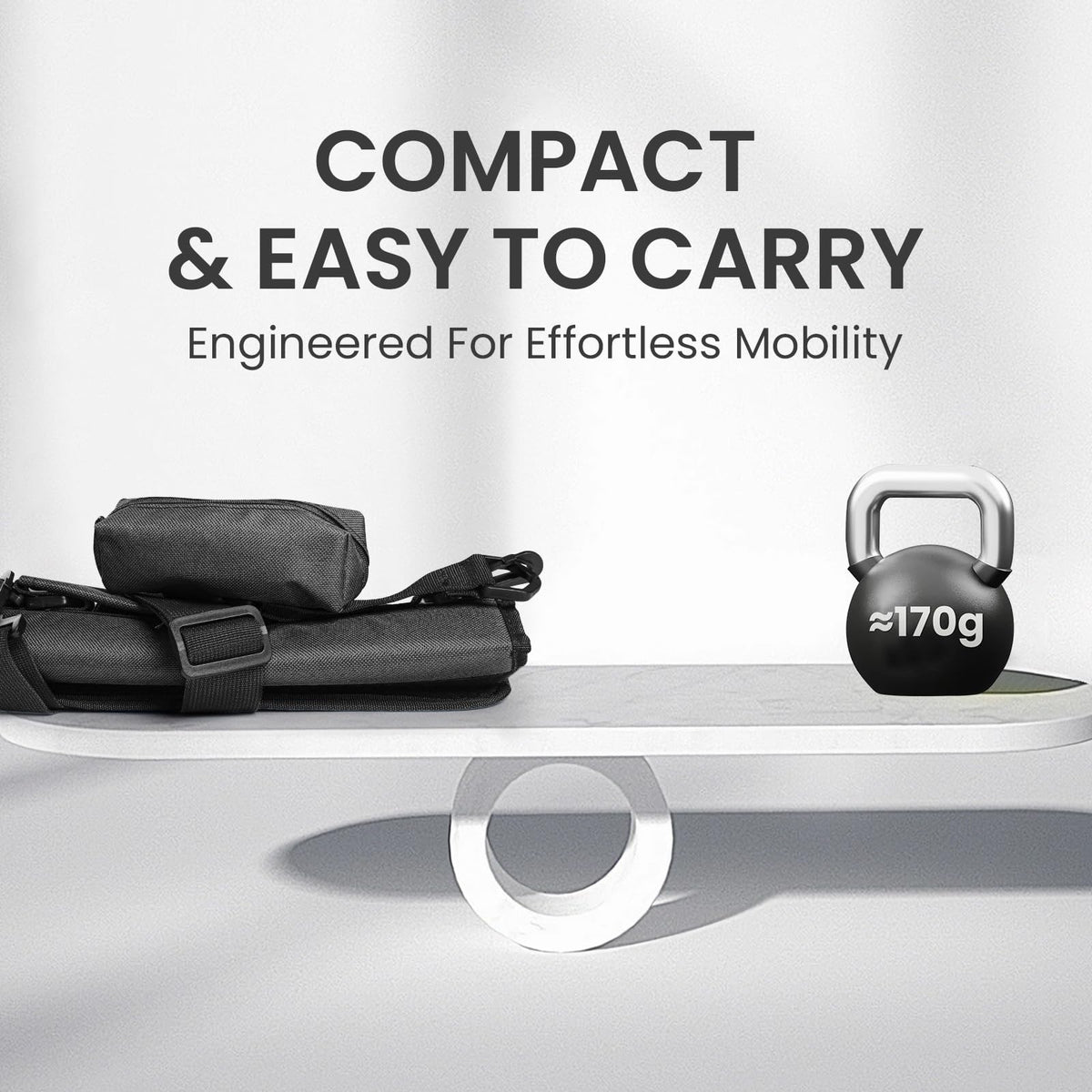 GKandi ergonomic carry strap provides all-day comfortable transport