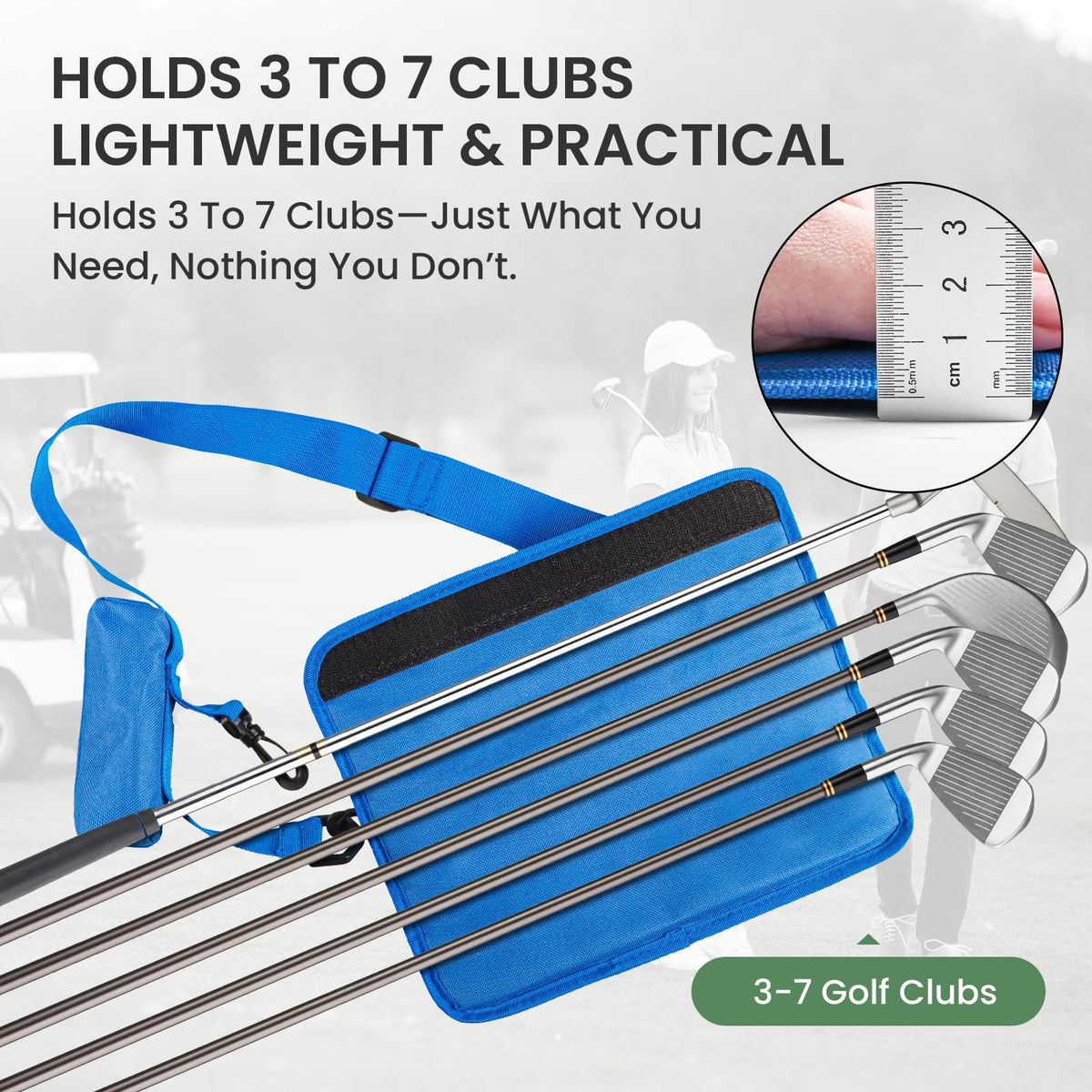 GKandi lightweight bag designed for easy transport on the course.