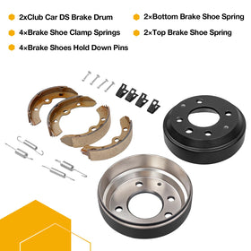 Gledewen clamp springs ensure balanced braking response.