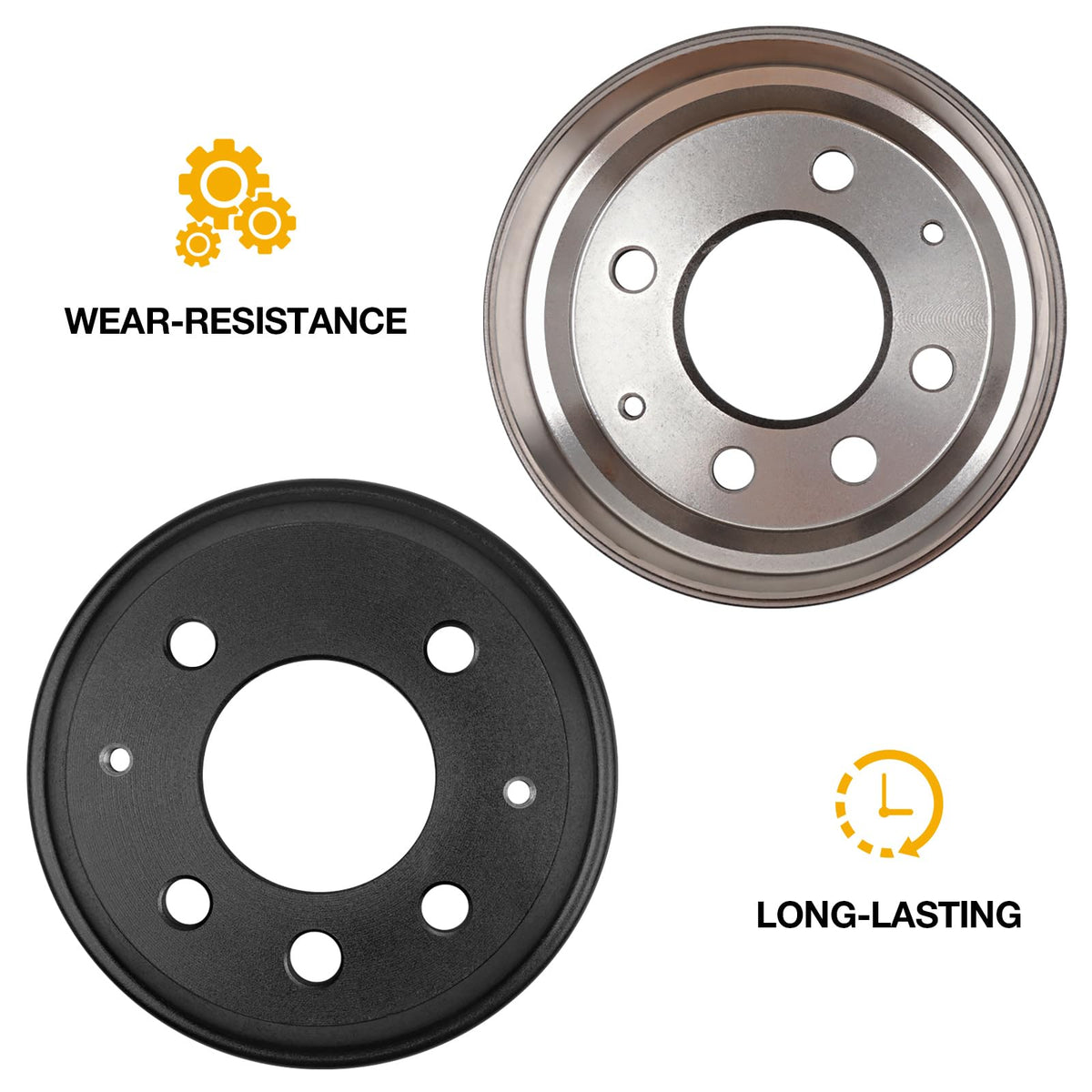 Gledewen brake shoes spring kit enhances pedal feel and smooth operation.