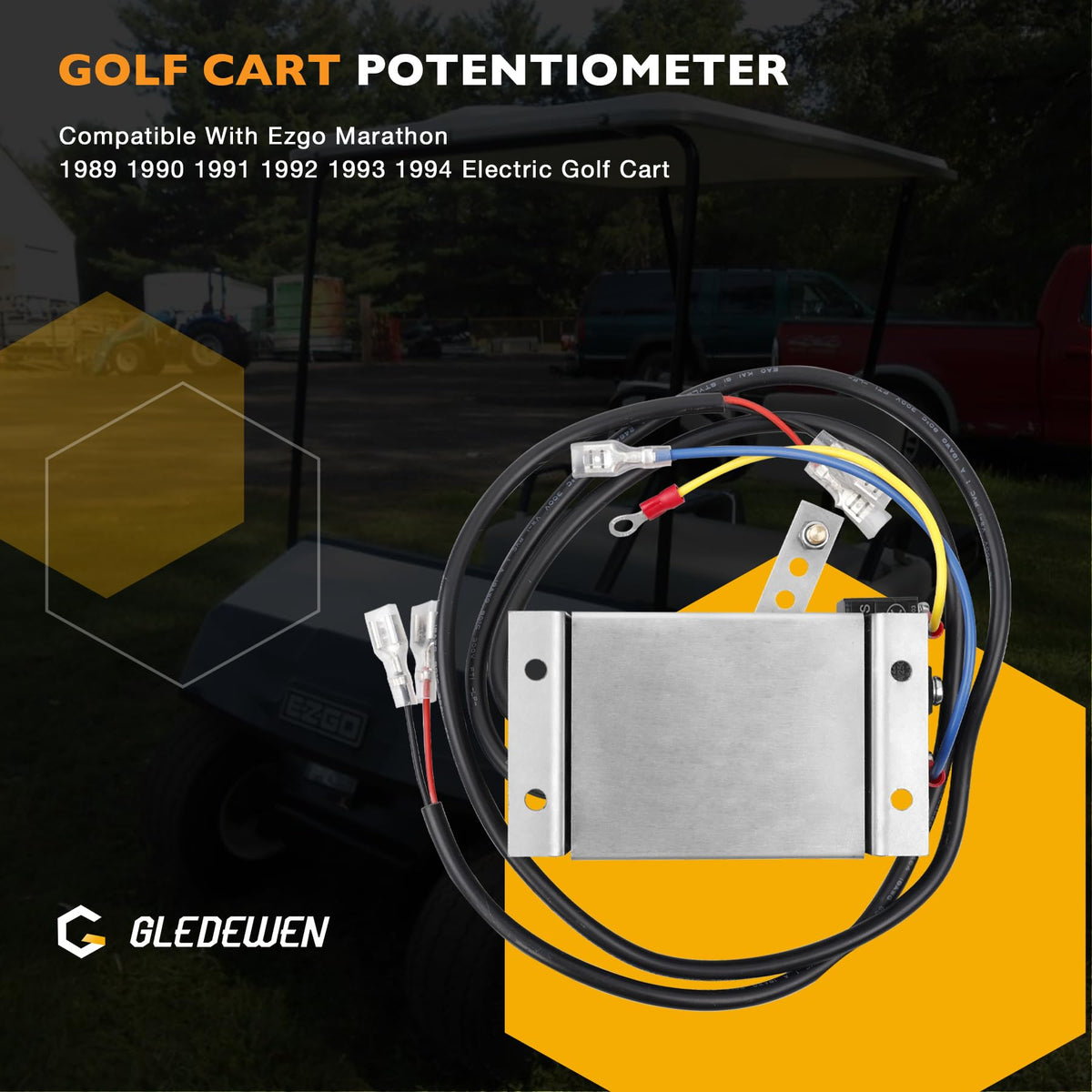 Gledewen EZGO Marathon 1989-1994 36V models compatibility, plug-and-play.
